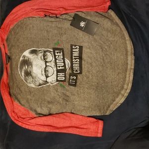 A Christmas Story Oh Fudge Rock & Republic NWT shirt for women